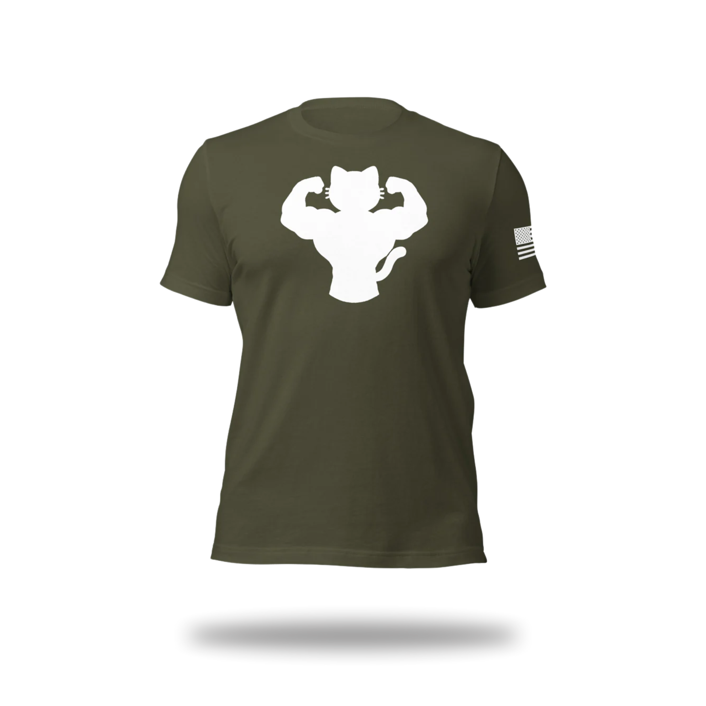SWOLE SOLDIER TEE (OLIVE)