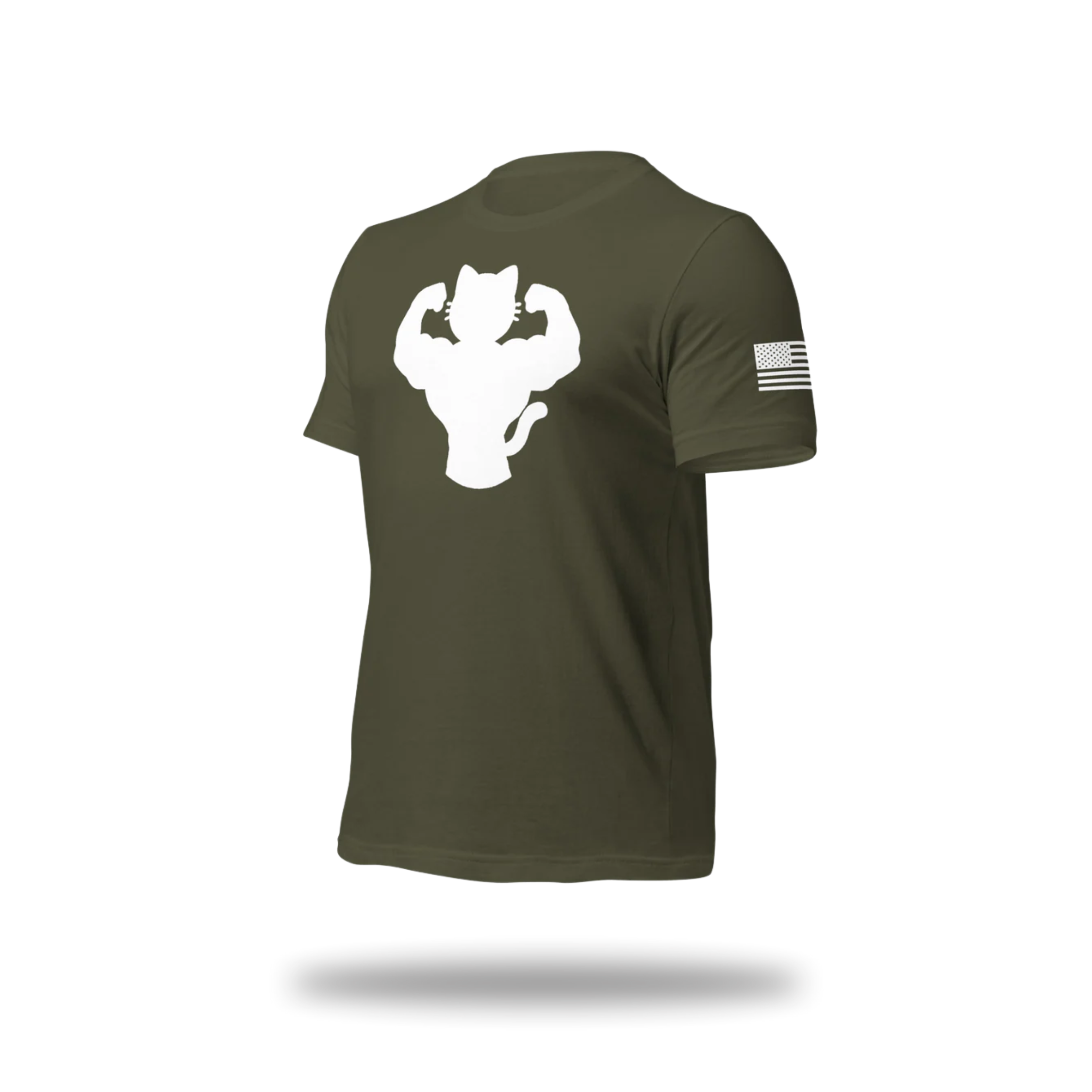 SWOLE SOLDIER TEE (OLIVE)