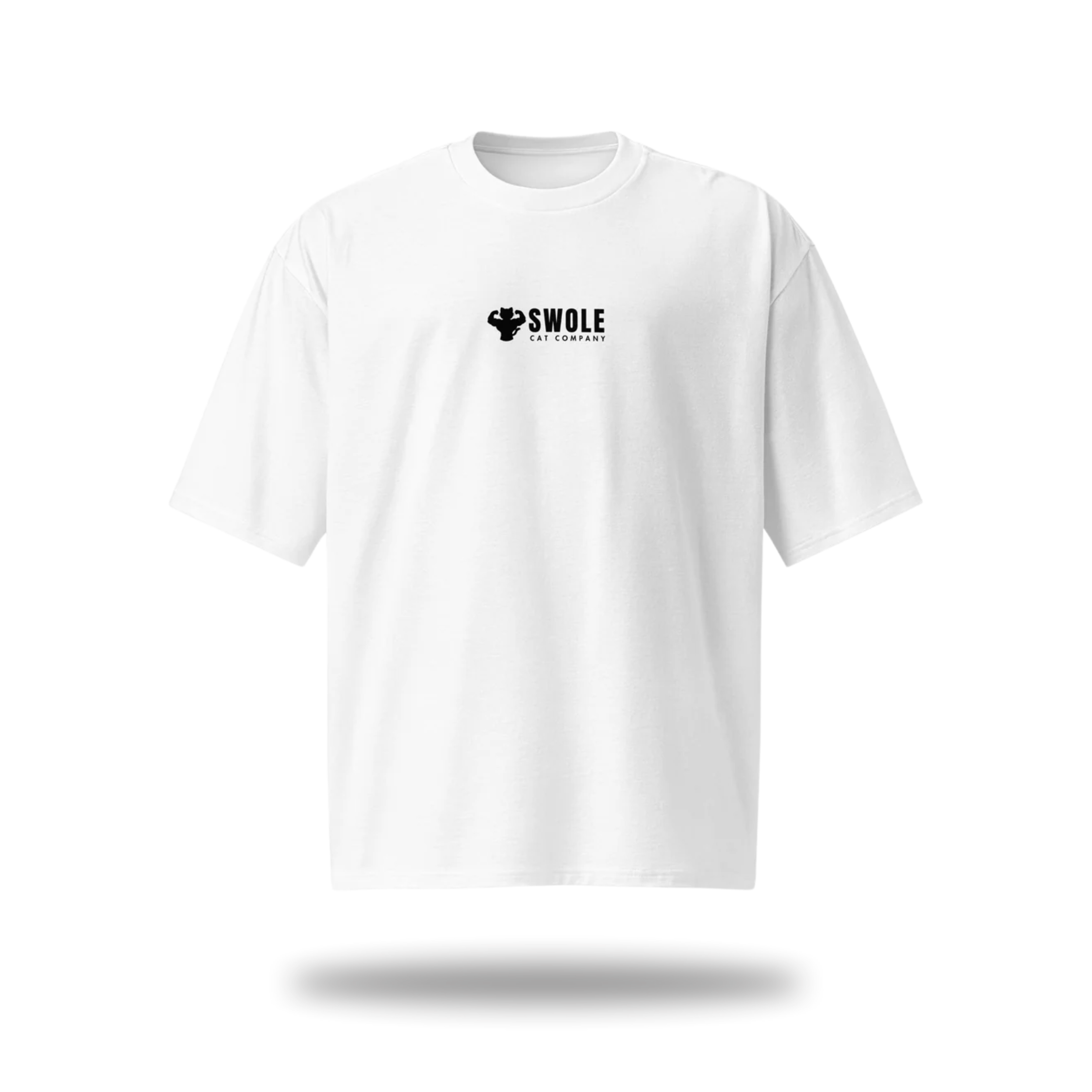 SWOLE HEAVYWEIGHT TEE (WHITE)