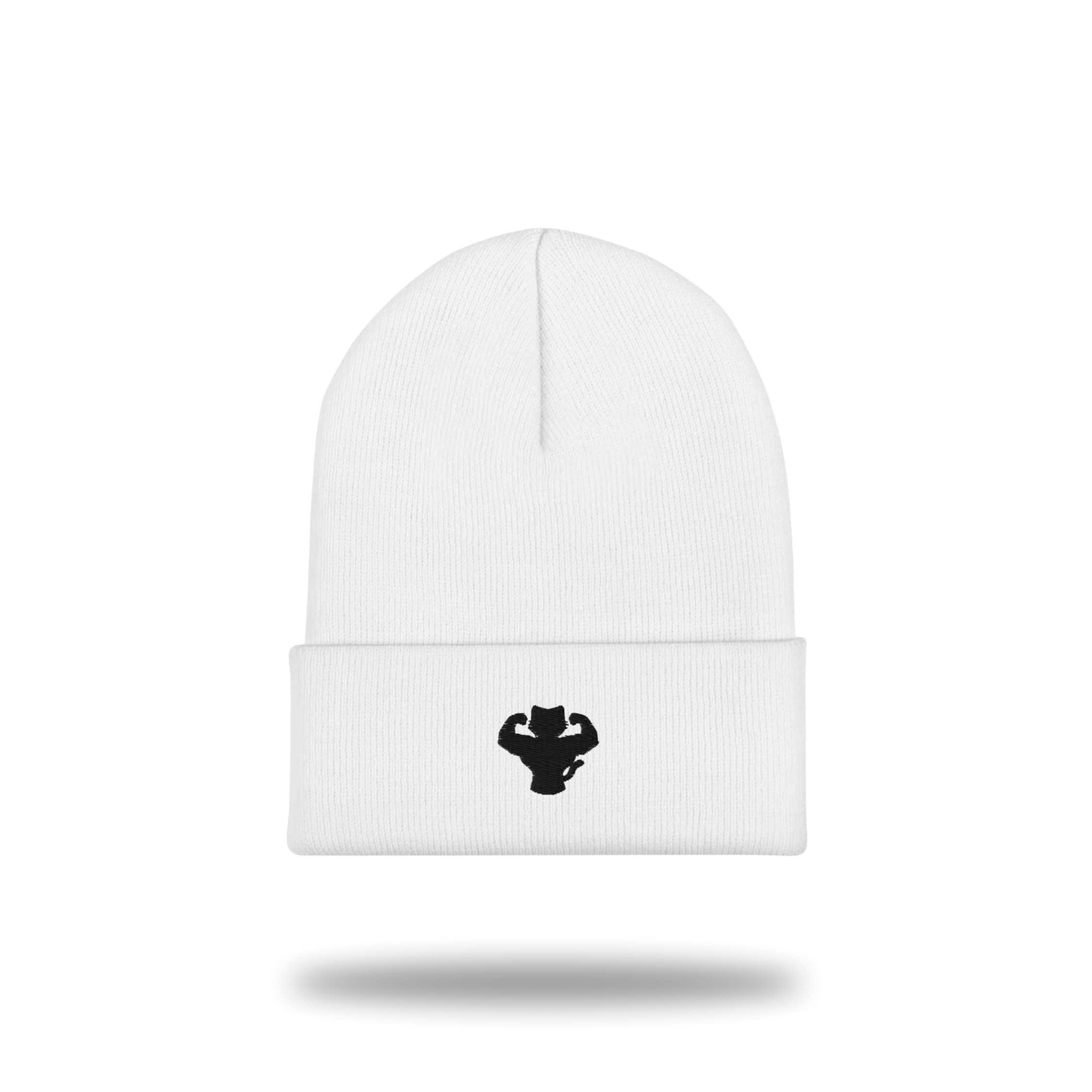 SWOLE BEANIE (WHITE)