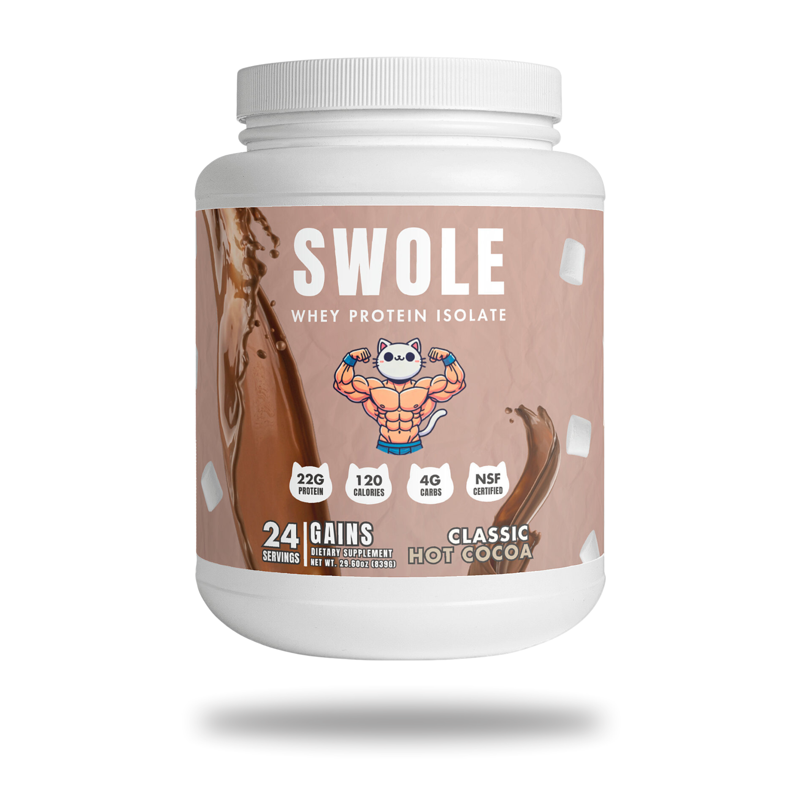 SWOLE WHEY ISOLATE (Hot Cocoa)